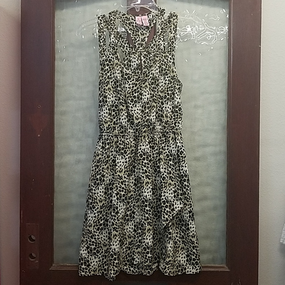 Love On A Hanger Leopard Print Sleeveless Dress
